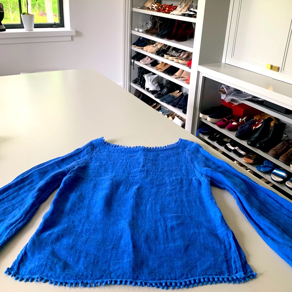 Haris Cotton Linen Long Sleeved Top
